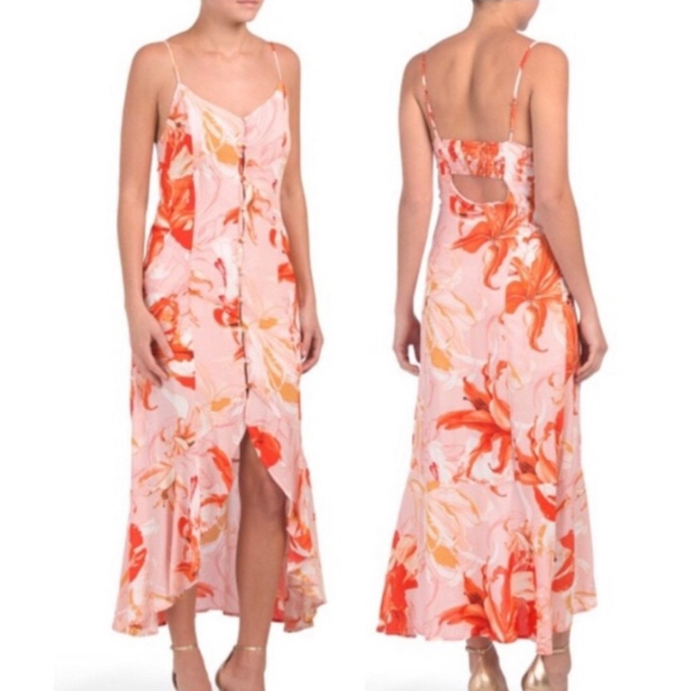 Abel the Label Flower Bomb Midi Dress